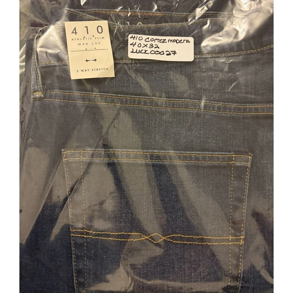 Lucky Brand Mens 410 Straight Jeans Stretch Denim Jeans 40x32 Academia Western